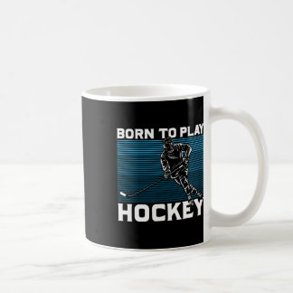 Cadeau-idee voor ijshockey-doelman Geboren om ijsh Koffiemok