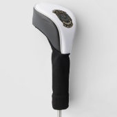 Cadeau-idee voor kattenvader na de apocalyps - Pos Golfheadcover (Schuin)