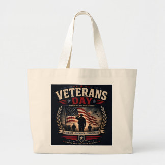 Cadeau-idee voor militaire veteranen - waardering  grote tote bag