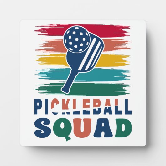 Cadeau-idee voor pickleball-spelers fotoplaat (Voorkant)