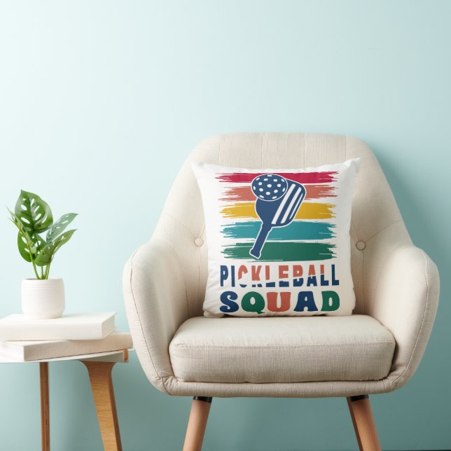 Cadeau-idee voor pickleball-spelers kussen (Stoel)