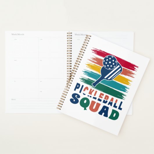 Cadeau-idee voor pickleball-spelers planner (Display)