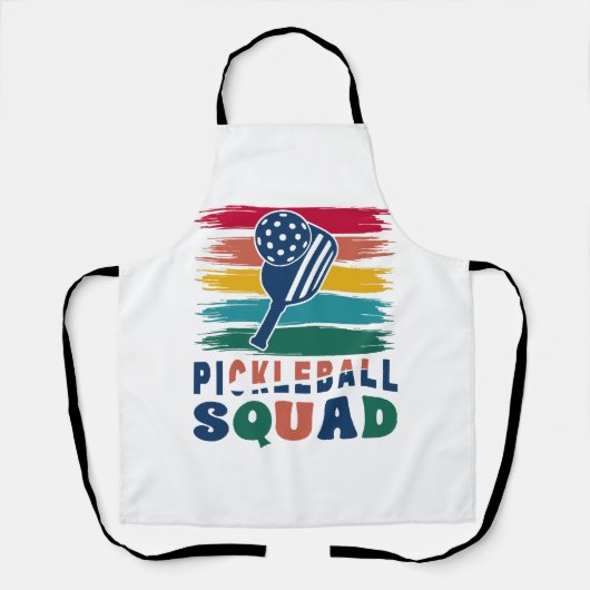 Cadeau-idee voor pickleball-spelers schort (Voorkant)