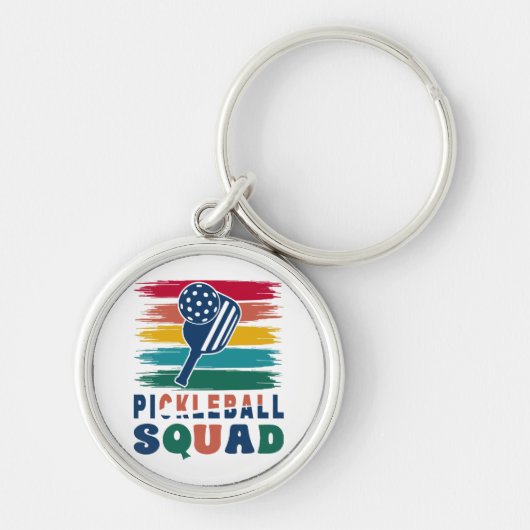Cadeau-idee voor pickleball-spelers sleutelhanger (Voorkant)