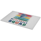 Cadeau-idee voor pickleball-spelers snijplank (Hoek)