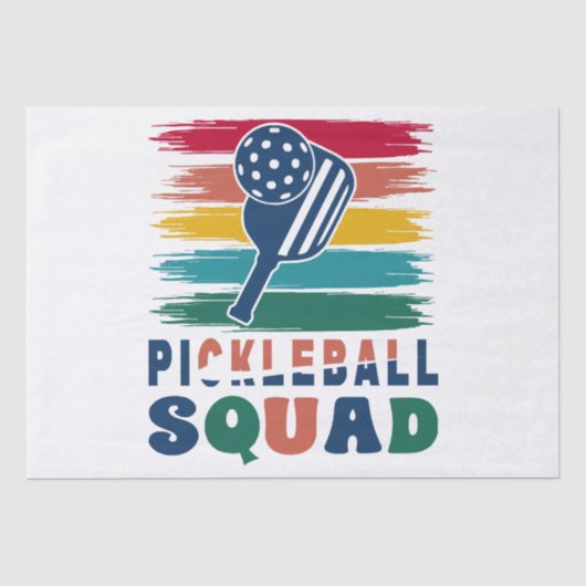 Cadeau-idee voor pickleball-spelers tissuepapier (Voorkant)