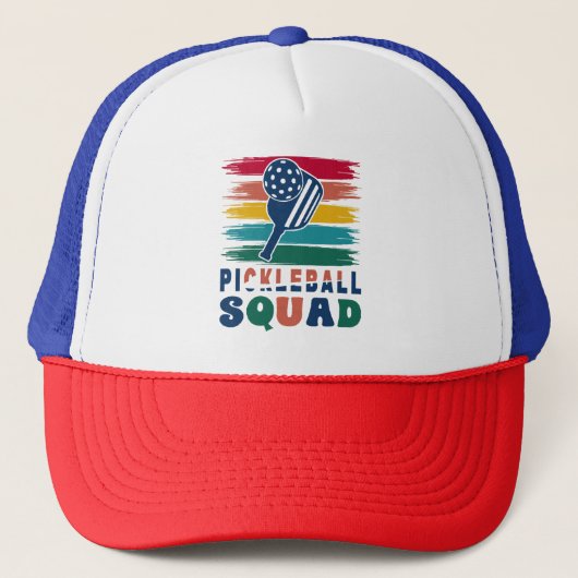 Cadeau-idee voor pickleball-spelers trucker pet (Voorkant)