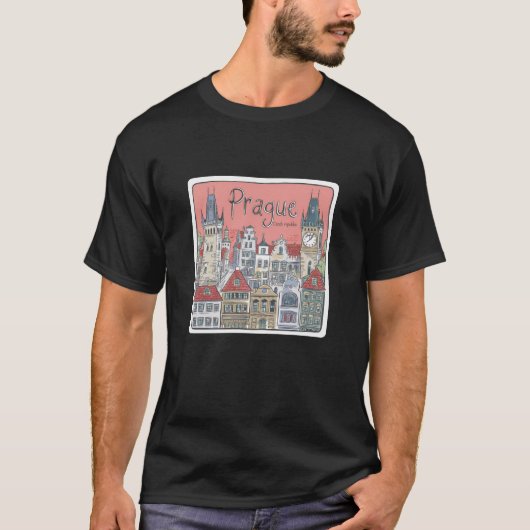 Cadeau Idee voor Praag Fans T-shirt (Voorkant)