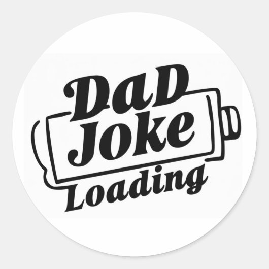 Cadeau-idee voor vader ronde sticker (Voorkant)