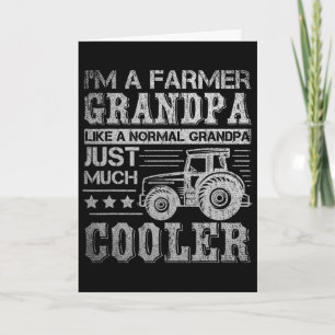 Cadeau-idee voor Vaderdag Opa Tractor Boer Kaart