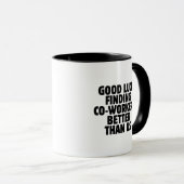 Cadeau-idee voor vertrekkende collega, Grappig col Mok (Voorkant rechts)