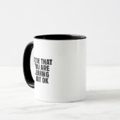 Cadeau-idee voor vertrekkende collega met grappige mok (Voorkant links)