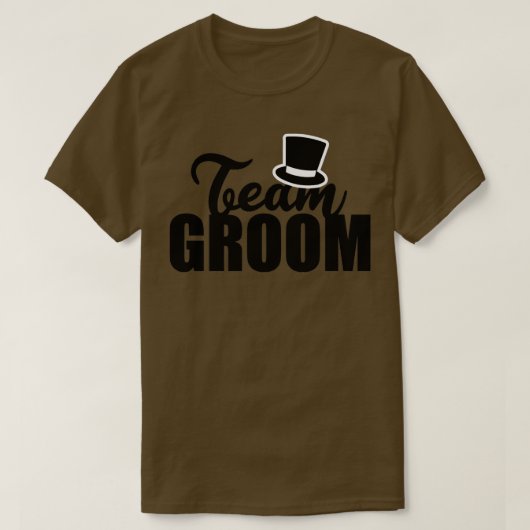 Cadeau-idee voor vrijgezellenfeest Team Bruidegom  T-shirt (Design voorkant)