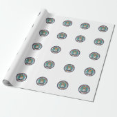 Cadeau-idee voor wetenschap nerd kat kat moeder - cadeaupapier (Uitgerold)