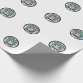 Cadeau-idee voor wetenschap nerd kat kat moeder - cadeaupapier (Hoek)