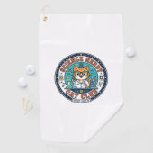 Cadeau-idee voor wetenschap nerd kat kat moeder - golfhanddoek (Insitu)
