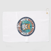 Cadeau-idee voor wetenschap nerd kat kat moeder - golfhanddoek (Horizontaal)