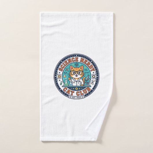 Cadeau-idee voor wetenschap nerd kat kat moeder - handdoek (Handdoek)
