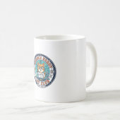 Cadeau-idee voor wetenschap nerd kat kat moeder - koffiemok (Voorkant rechts)