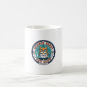 Cadeau-idee voor wetenschap nerd kat kat moeder - koffiemok (Center)