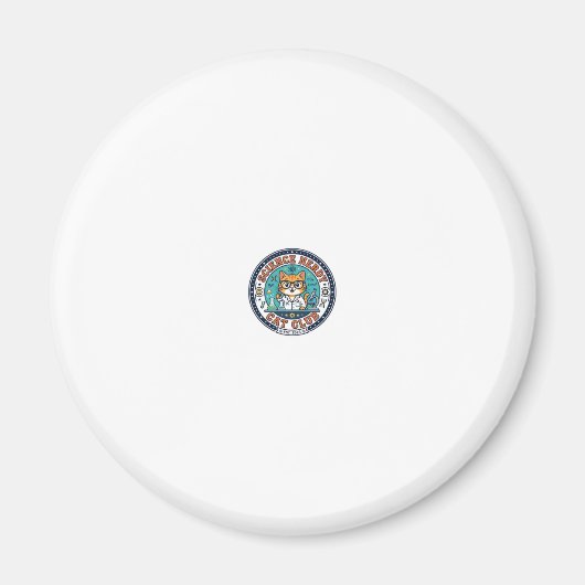 Cadeau-idee voor wetenschap nerd kat kat moeder - magneet (Voorkant)