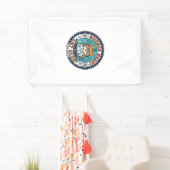 Cadeau-idee voor wetenschap nerd kat kat moeder - spandoek (Insitu)