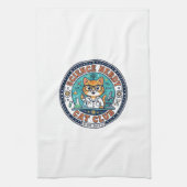 Cadeau-idee voor wetenschap nerd kat kat moeder -  theedoek (Verticaal)