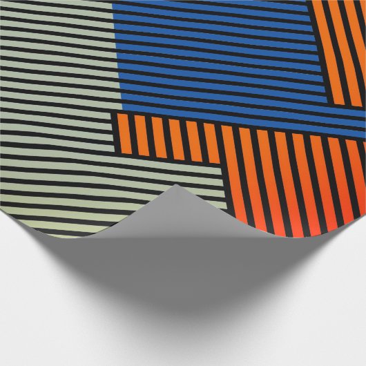 Cadeau Ideeën Leuke Artsy Kleuren Cadeaupapier (Hoek)