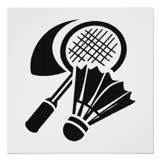 Cadeau-ideeën voor badminton perfect poster (Voorkant)