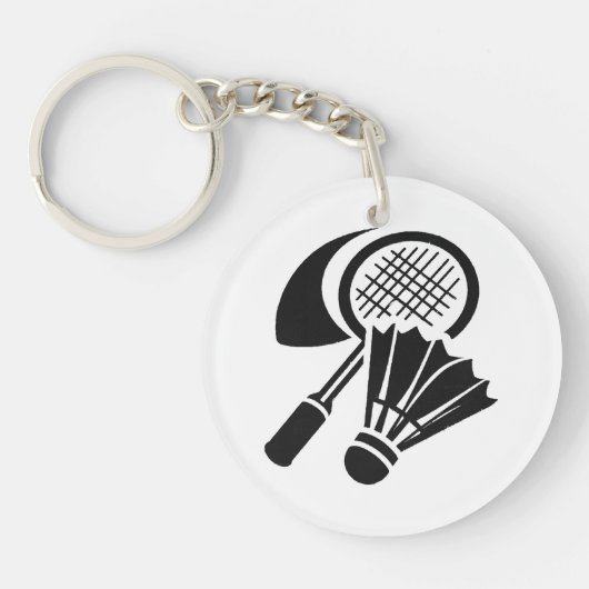 Cadeau-ideeën voor badminton sleutelhanger (Voorkant)