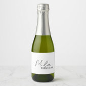 Cadeau-ideeën voor bruidsmeisjes sparkling wijnetiket (Voorkant)