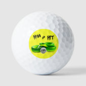 Cadeau-ideeën voor golfers - Sissende slang Golfballen (Voorkant)