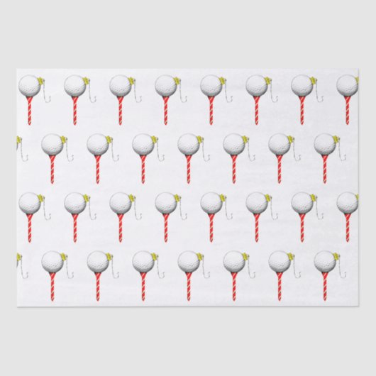 Cadeau-ideeën voor golfvakanties tissuepapier (Voorkant)