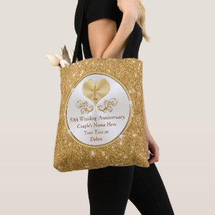 Cadeau-ideeën voor het 50-jarig huwelijksjubileum  tote bag