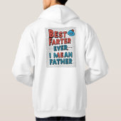 Cadeau-ideeën voor Vaderdag Hoodie (Achterkant)