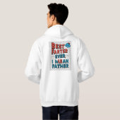 Cadeau-ideeën voor Vaderdag Hoodie (Achterkant volledig)