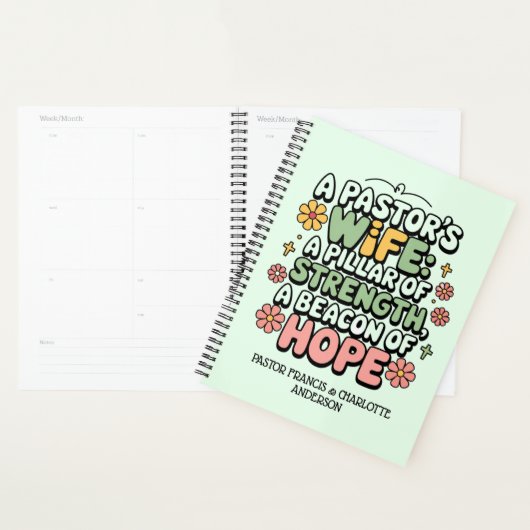 ✝️Cadeau-ideeën voor waardering voor predikantsvro Planner (Display)