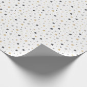 Cadeau inpakpapier kleine sterren (Hoek)
