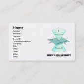 Cadeau is een relatief concept (fysieke lichttoon) visitekaartje (Voorkant)