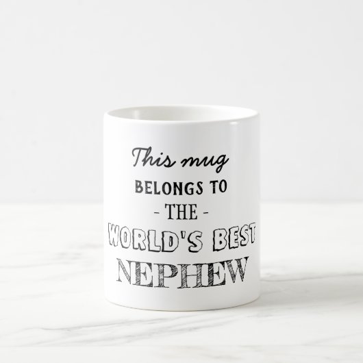 Cadeau is voor de beste neef koffiemok (Center)
