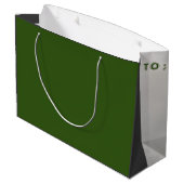 Cadeau/Kaart/MMETROPOLIM NATUUR ONTWERP Groot Groot Cadeauzakje (Achterkant Gekanteld)