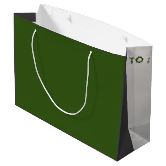 Cadeau/Kaart/MMETROPOLIM NATUUR ONTWERP Groot Groot Cadeauzakje (Achterkant Gekanteld)