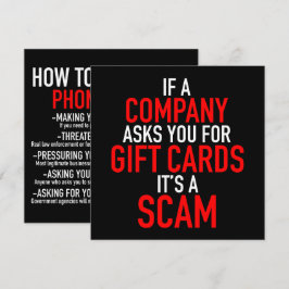 Cadeau Kaart Scam - Scam Preventie