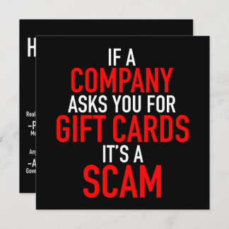 Cadeau Kaart Scam - Scam Preventie