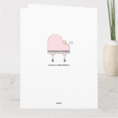 Cadeau kaart voor baby meisje (Achterkant)
