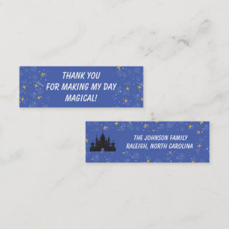 Cadeau kaart voor castleden contactkaartje