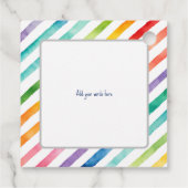 cadeau koek zomervakantie bedankjes labels (Achterkant)