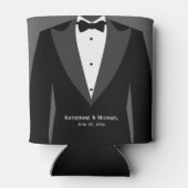 Cadeau koeler voor bruidsjonkers Blikje koeler (Achterkant)