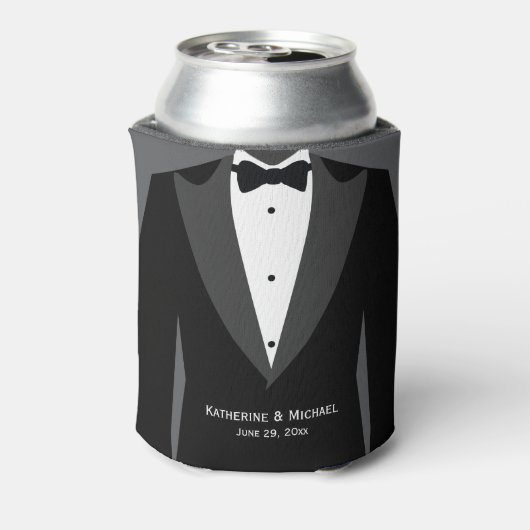 Cadeau koeler voor bruidsjonkers Blikje koeler (Blikje Achterkant)