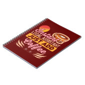 Cadeau koffie notitieboek voor legal assistent (Linkerzijde)